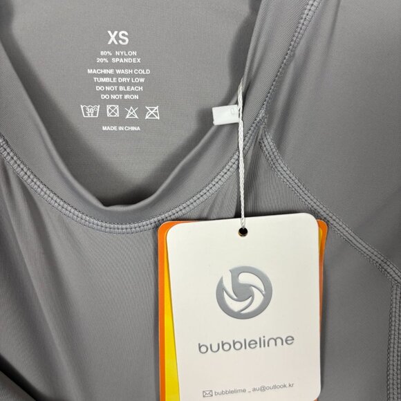 Bubblelime Women's UV Protection Short Sleeve Rash Guard Gray Size XS NWT's - Picture 7 of 8
